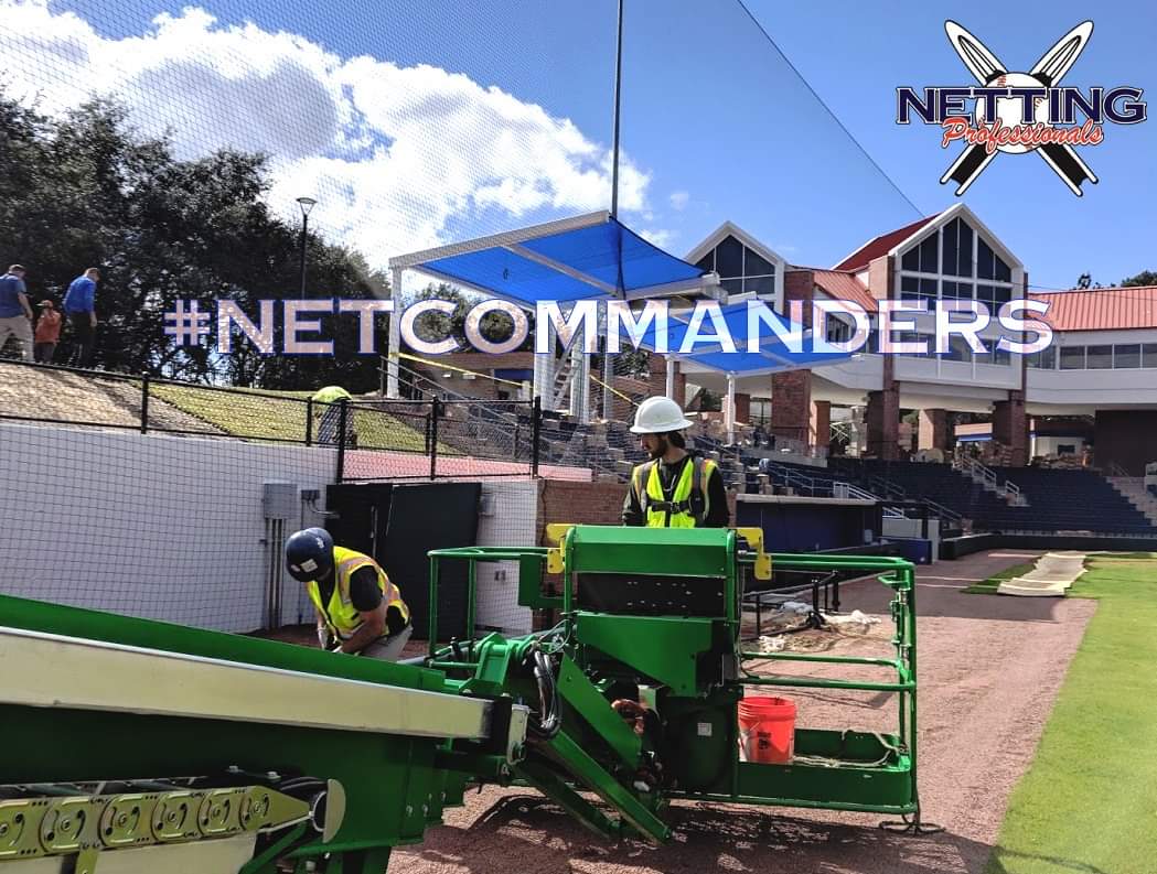 WillMinor09's tweet image. #NettingPros #netcommanders Designs, Fabricates &amp;amp; Installs Custom #Backstops #BattingCages #BarrierNetting #Scoreboard #Netting #DugoutRailNetting #WallPadding #Windscreen &amp;amp; more ⚾🥎🏟️🏈⛳🏀🎾🏐🥅🥍. 🔥We are Improving Programs One Facility at a Time🔥.

📧 info@nettingpros.com