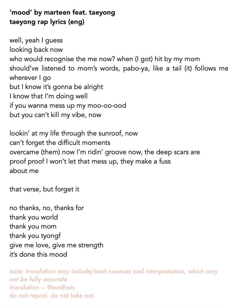 it follows me around lyrics