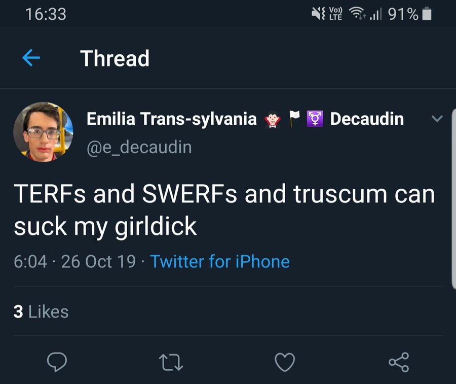 160. Meanwhile, this  @nydems politician tweeting  #rapeculture at feminists and transsexuals still has they's Twitter account. #WarOnWomen