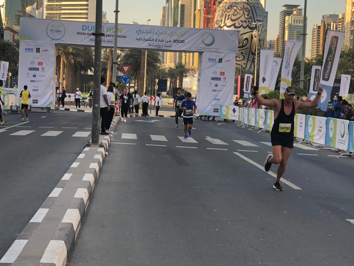 khaleejtimes's tweet photo. #DubaiRun: Runners arriving at the 10km finishing line.
(Photos by Nilanjana Gupta/KT)
https://t.co/SNHGjBLoil
#Dubai30x30 | @DXBFitChallenge| #DFC2019 https://t.co/baORrkjpiw