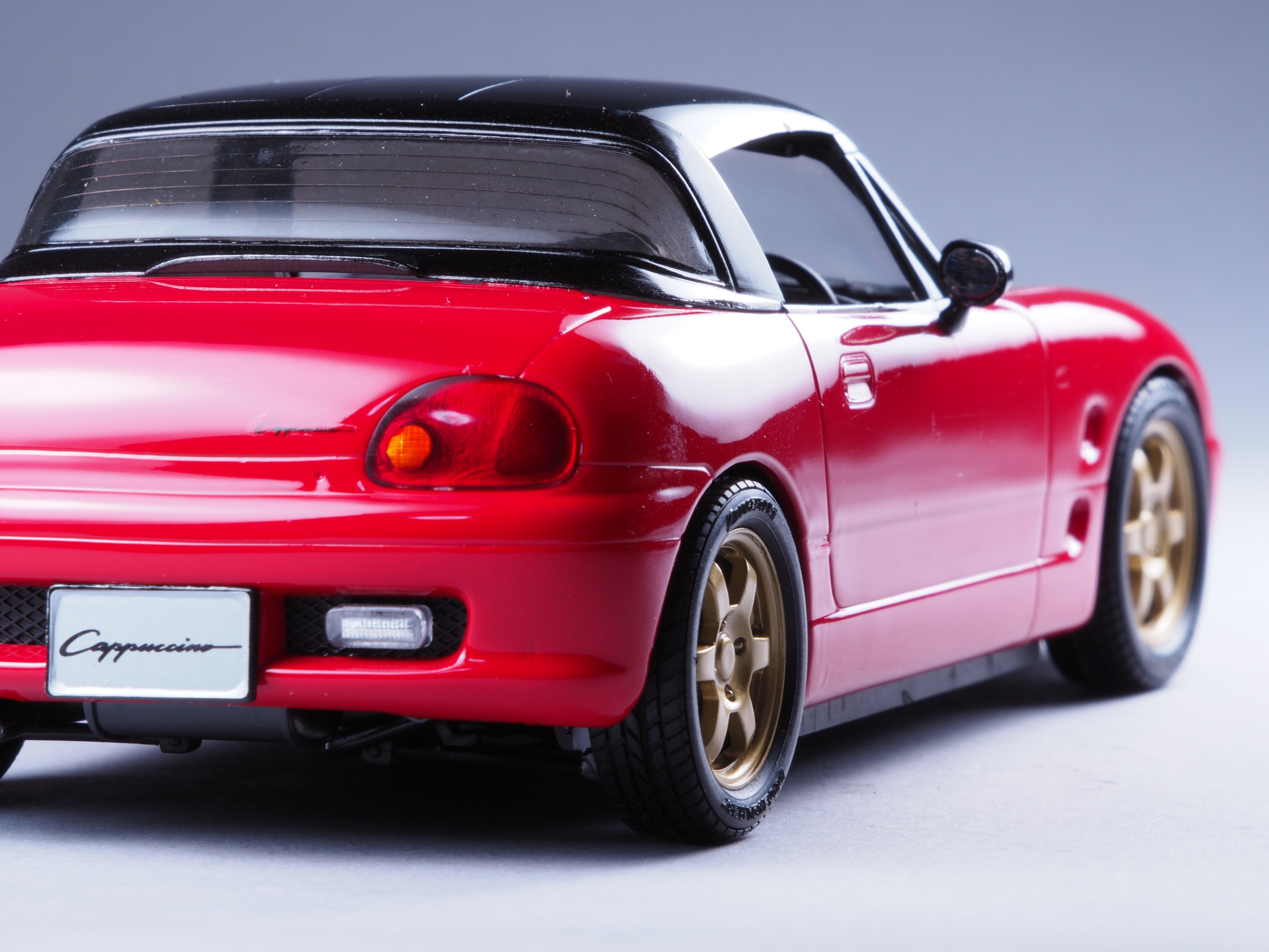 Fuusan アオシマ 1 24 スズキ カプチーノ 91 Ea11r 完成しました 何となくコンパウンドは嫌な予感がしましたので 吹きっぱなしでの完成です T Co Fm516w4kkh Twitter