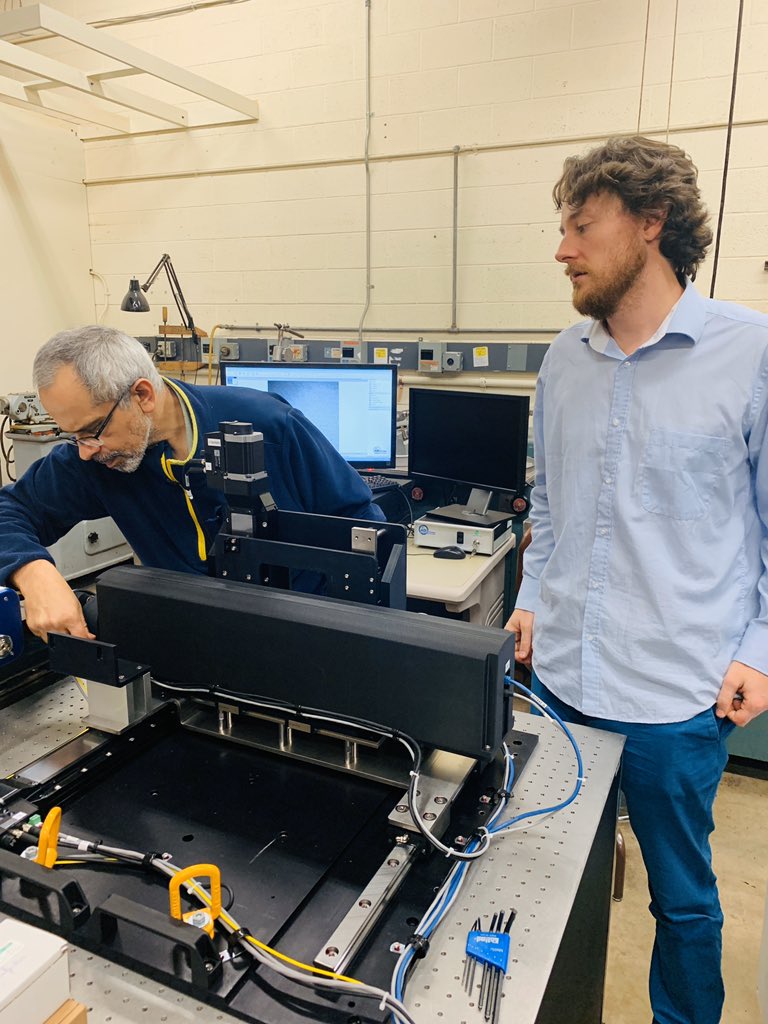 ImagineOptic's tweet image. Getting ready for first light .. Training Large Synoptic Survey Telescope staff member on the use of the wavefront sensing platform developed by Imagine Optic for that exciting project
#LSST #imagineoptic #wavefrontsensing #HASO