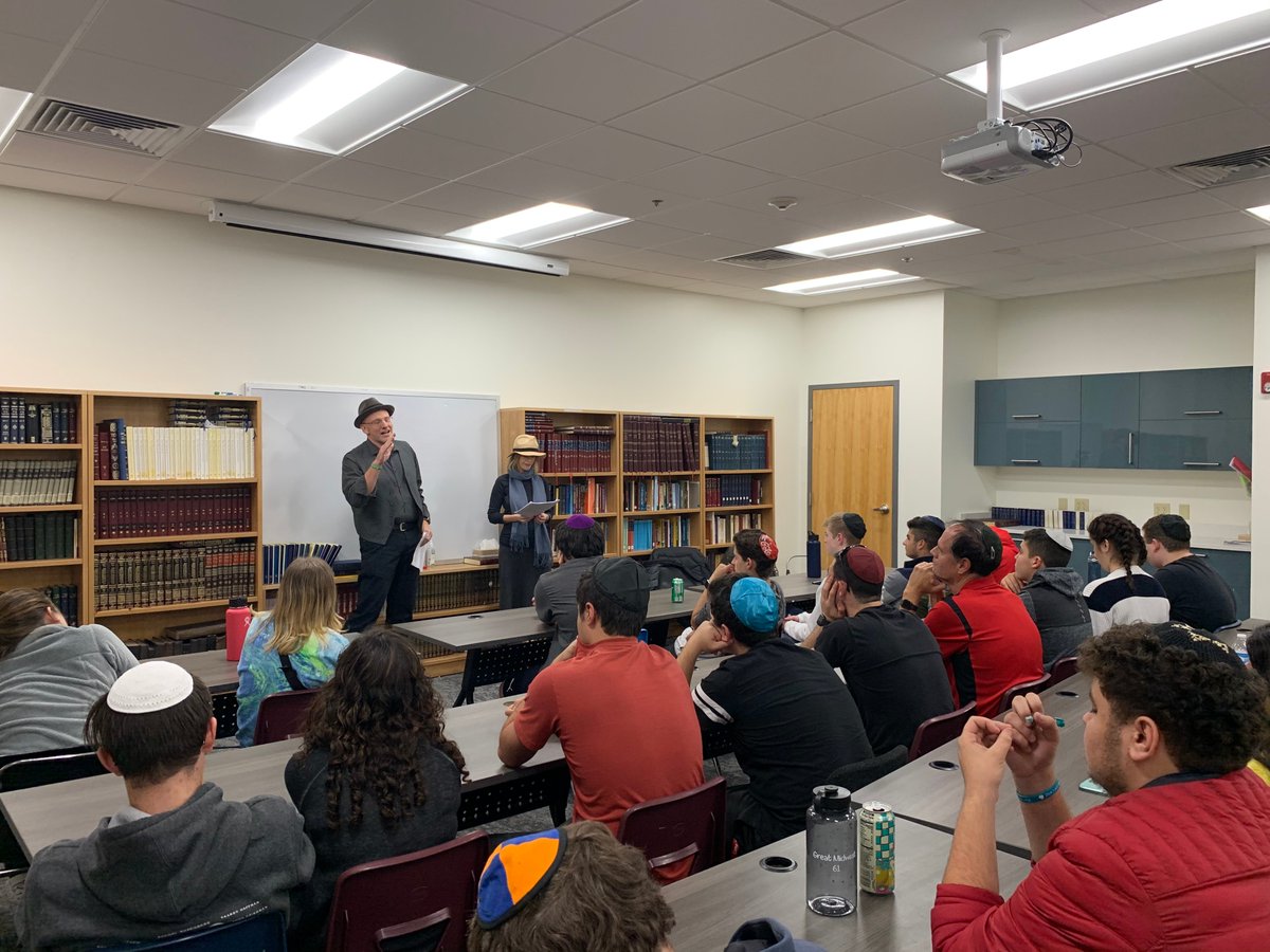 denverjds's tweet photo. A huge thank you to film-makers Salvador and Nina Litvak (Accidental Talmudist) for coming to DJDS today to speak to  10th-12th graders today about raising awareness on the power speech. This program was part of Clean Speech Colorado.
#saynotolashonharah #cleanspeech https://t.co/sL7TOUOG5h