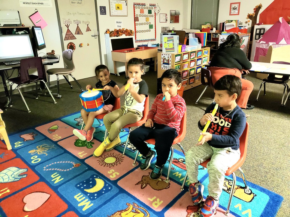 My "Native Americans" playing music in speech #KatyISDSLPs #westicktogether #ECSE #katyisd