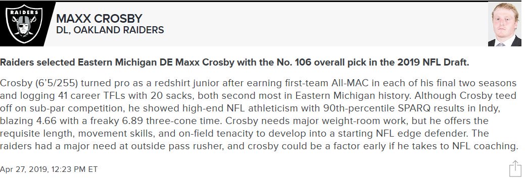@evansilva's photo on Maxx Crosby