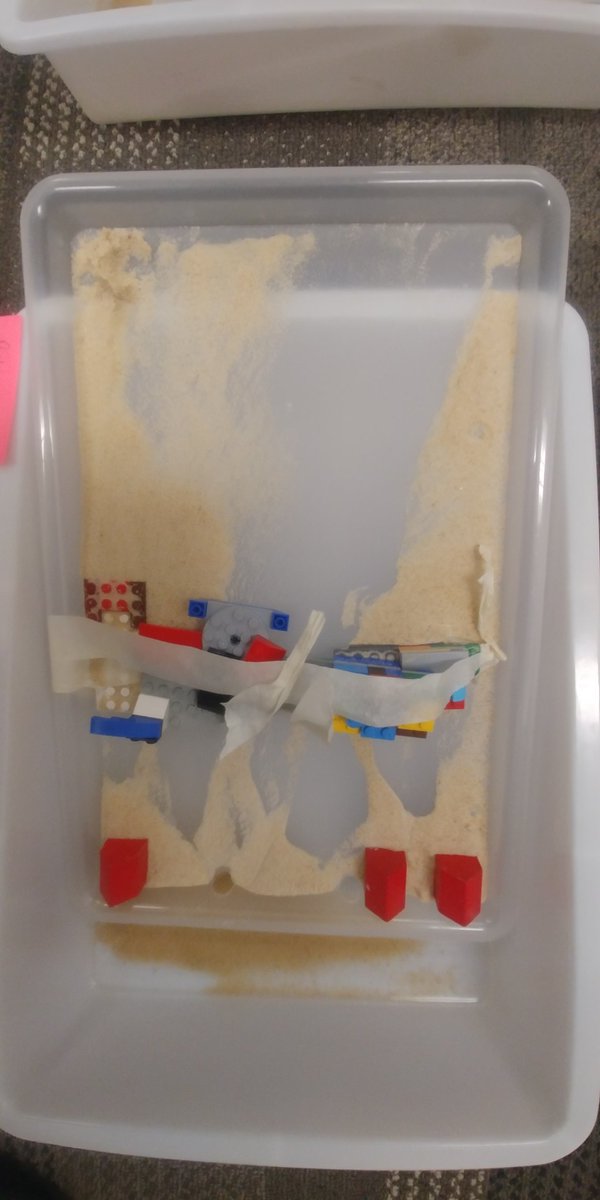 wvpltw's tweet image. @WinchesterVill Can you prevent and landslide? Creative structures in Mrs. Gregory&apos;s  2nd class. After the &quot;heavy rain&quot;, students discussed improvements that may be needed #pltwsolutions #whatif #appliedthinking #reallifeproblems