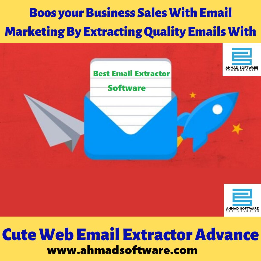 Ahmadsofttech's tweet image. Cute #WebEmailExtractor is the most trusted, fast and result-oriented #emailaddressextractor  for #emailmarketing.
ahmadsoftware.com/69/cute-web-em…
#RashmiDesai
#ایک_بات_پوچھوں_ماروگے_تونہیں
#Kartarpur
#Maulana
#ProphetOfHumanity #emailslist
#BiggBoss13
#Modi
#SupremeCourt
#INDvBAN
#Japan