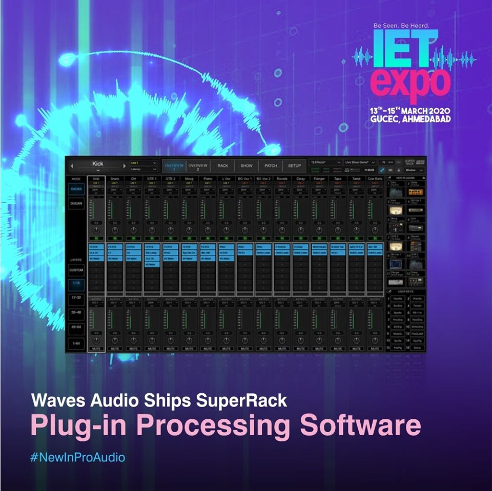 iet_expo's tweet image. The software Plug-in Rack allows users to run up to 128 audio channels through multiple instances of Waves plug-ins with low latency &amp;amp; customization options for adapting it to the users mixing workflow.

#musicengineering #recordingstudio #homestudio #installsound #audioengineer
