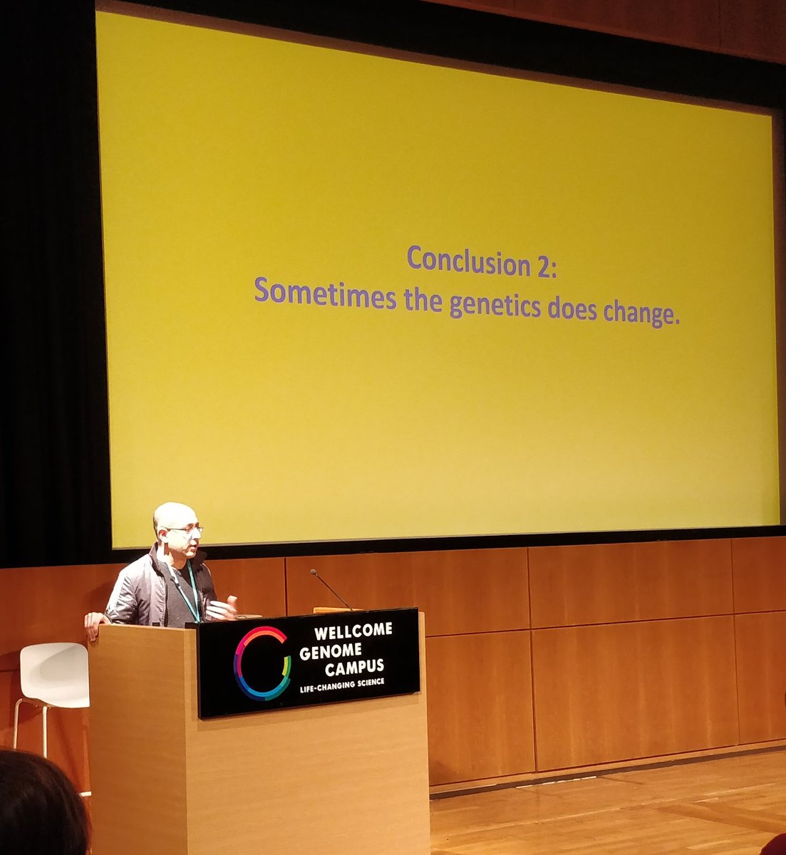 PradeepMadapura's tweet photo. Very intriguing talk from @Rakyan_lab at #ECD19. Not just epigenetics sometimes genetics change. https://t.co/Gkx68UmG2X
