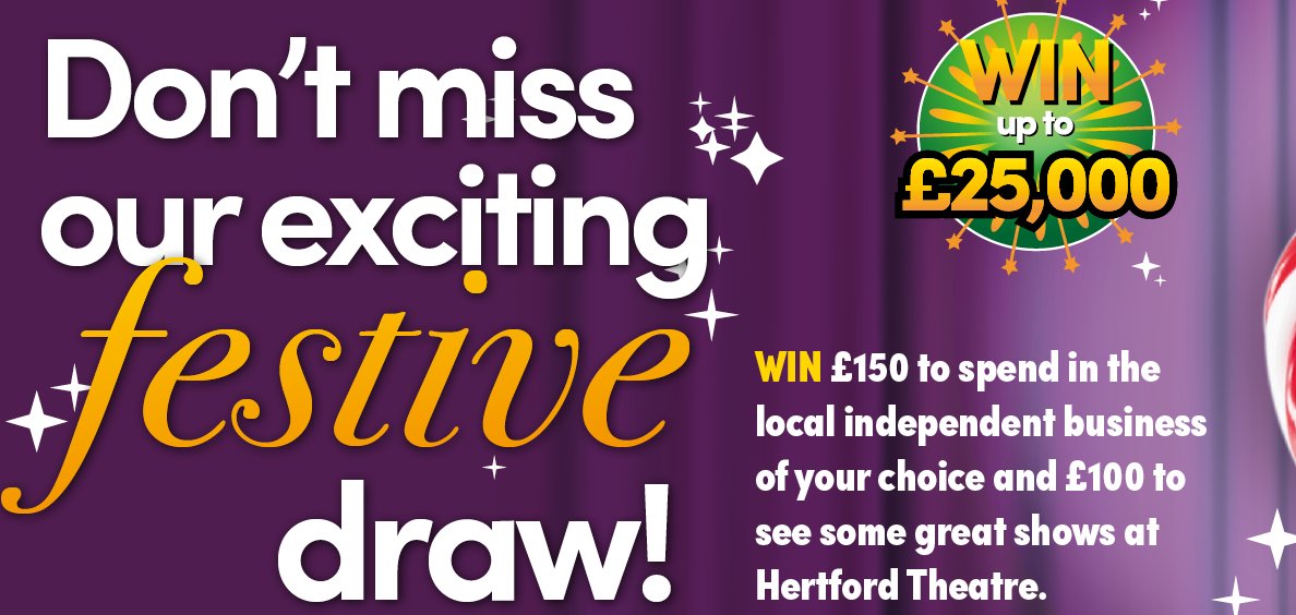 EastHerts's tweet photo. Community lottery festive draw, Register to vote and more in your weekly eNewsletter from East Herts Council  - https://t.co/b64N3jzre8 https://t.co/tF3MHhpxBP