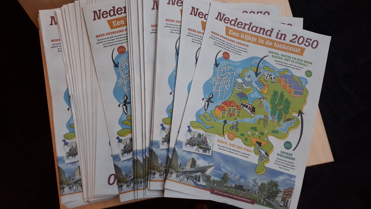 Yes! Er is nu een lespakket voor middelbare scholieren over #panoramanederland. Vandaag exclusief voor deelnemers #knagdag. Vanaf volgende week online voor iedereen.