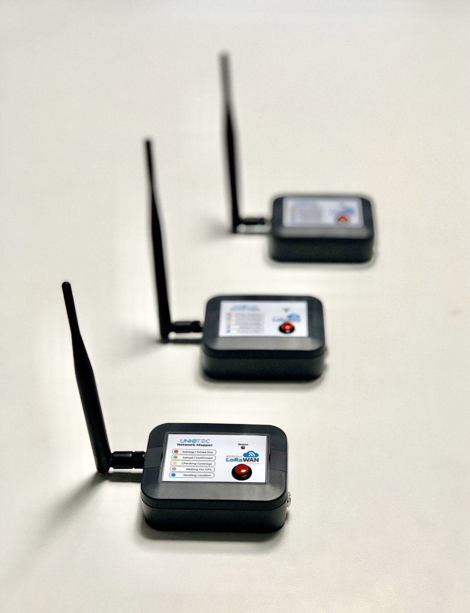 Kurt Frary (@kfrary) on Twitter photo Just accepted delivery of our LoRaWAN GPS trackers for installing on County Council vehicles which will help us map out where the network is available.
Well done @UniotecHQ
<a href="/ttn_norfolk/">The Things Network Norfolk</a> <a href="/TTN_UK/">The Things Conference on Tour UK</a> <a href="/geoffconnell/">Geoff Connell</a> @UniotecHQ <a href="/NorfolkCC/">Norfolk County Council</a> Just accepted delivery of our LoRaWAN GPS trackers for installing on County Council vehicles which will help us map out where the network is available.
Well done @UniotecHQ
<a href="/ttn_norfolk/">The Things Network Norfolk</a> <a href="/TTN_UK/">The Things Conference on Tour UK</a> <a href="/geoffconnell/">Geoff Connell</a> @UniotecHQ <a href="/NorfolkCC/">Norfolk County Council</a>