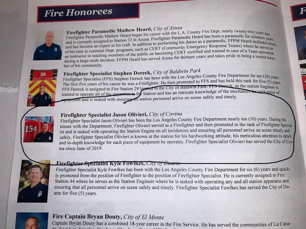 Yes, I have family on the other side...   Congratulations to my nephew, <a href="/LACOFD/">LACoFD</a> Fire Fighter Specialist Jason Olivieri (Covina) on his special recognition today during a special First Responders Heroes ceremony by Congresswoman Grace F Napolitano.