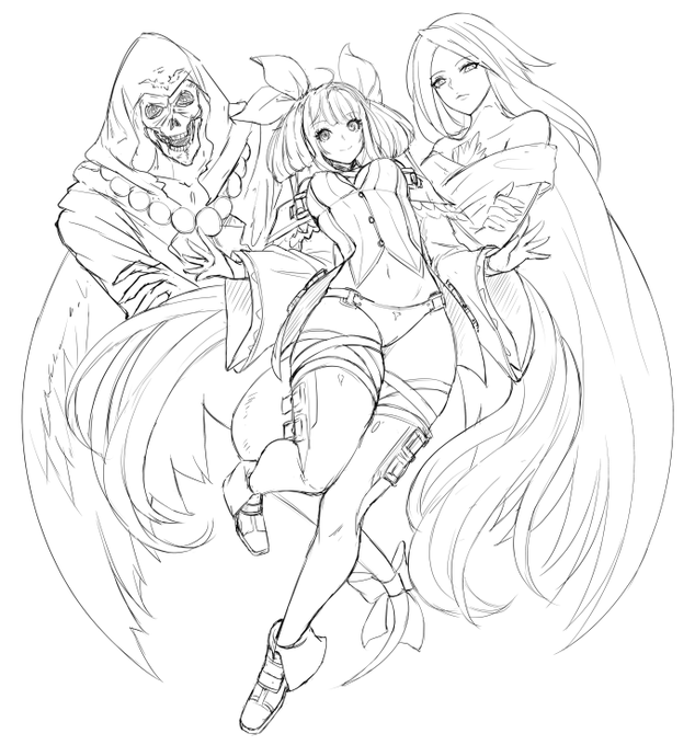 ふだんより倍以上時間かかるやつを描いてしまった… 