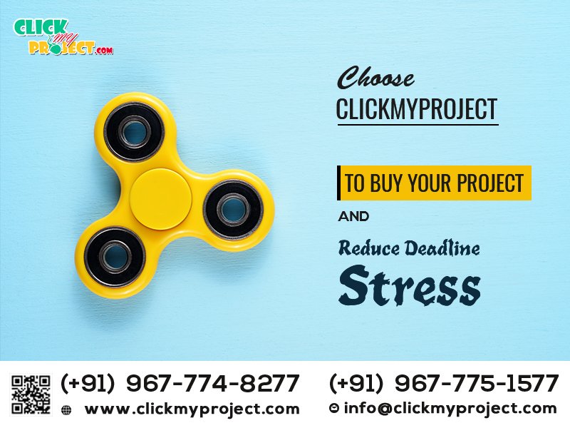 ClickMyProject's tweet image. Select your project at ClickMyProject to reduce your project tension...
Visit clickmyproject.com to buy projects...
#clickmyproject #finalyearstudents #projectswithsourcecode #finalyearprojects #onlineprojects #buyprojects #projectsonalldomains