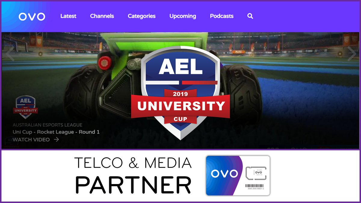 AUesportsleague's tweet photo. CELEBRATING the 2019 AEL University Cup Grand Finals with @OVOplay!
Use GAMEONOVO at https://t.co/GsoU6R70aH for a HUGE 10% off!
The grand finals are live from 11:00AM AEST / 12:00PM AEDT tomorrow on https://t.co/Kbj9j3lnHD!
#GameonOVO #gaming #esports #esportsau #epicoffer https://t.co/PZ5PvhC33x