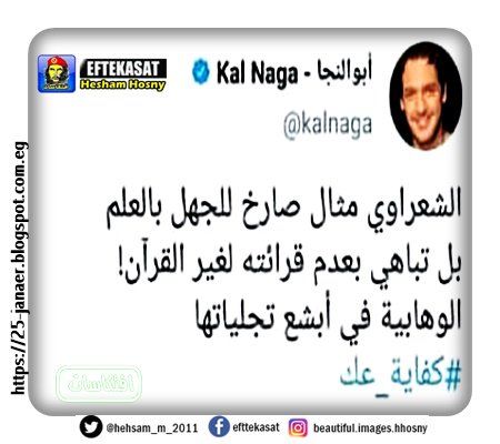 خالد ابو النجا الشعرواى مثال صارخ للجهل بالعلم