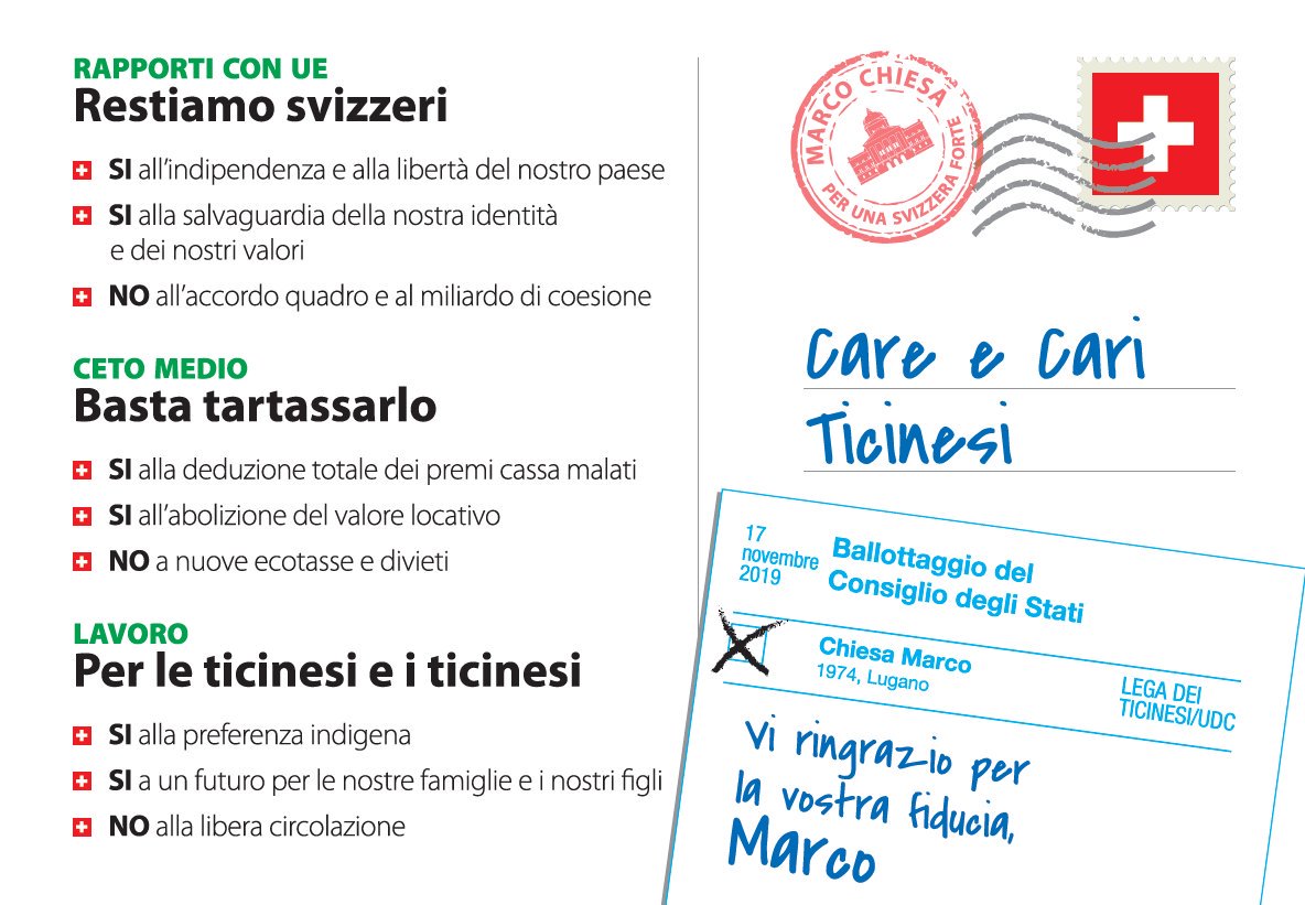È ORA DI VOTARE!

#ChiesaagliStati #Unodinoi #Puoicontarci #Restiamosvizzeri

mailchi.mp/udc-ti/ahsct2p…