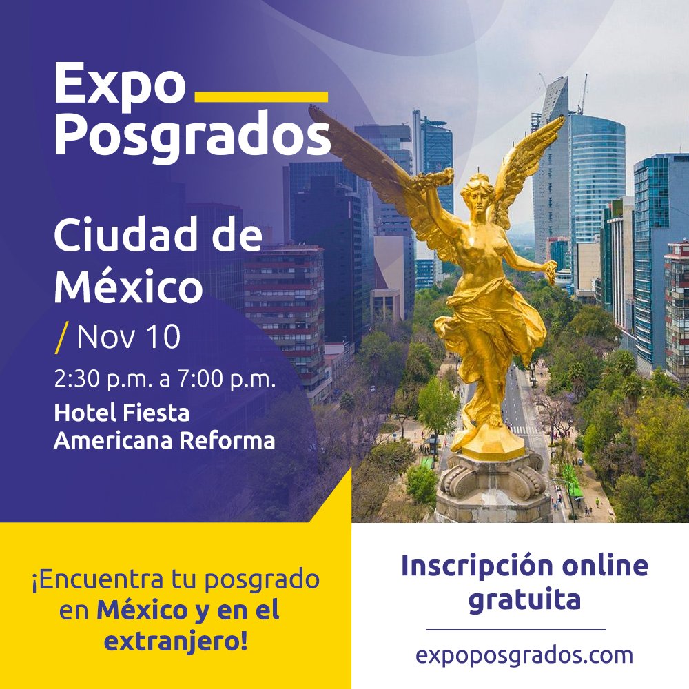 IMTAtlantiqueEN's tweet image. #Expoposgrados2019 🇲🇽 Our last stop will be in Mexico city on Sunday ! come and meet us to find out more about our International 🇬🇧#MScprograms 🇫🇷🎓
#Choosefrance #studyabroad 
@IMTAtlantique @CampusFranceMex