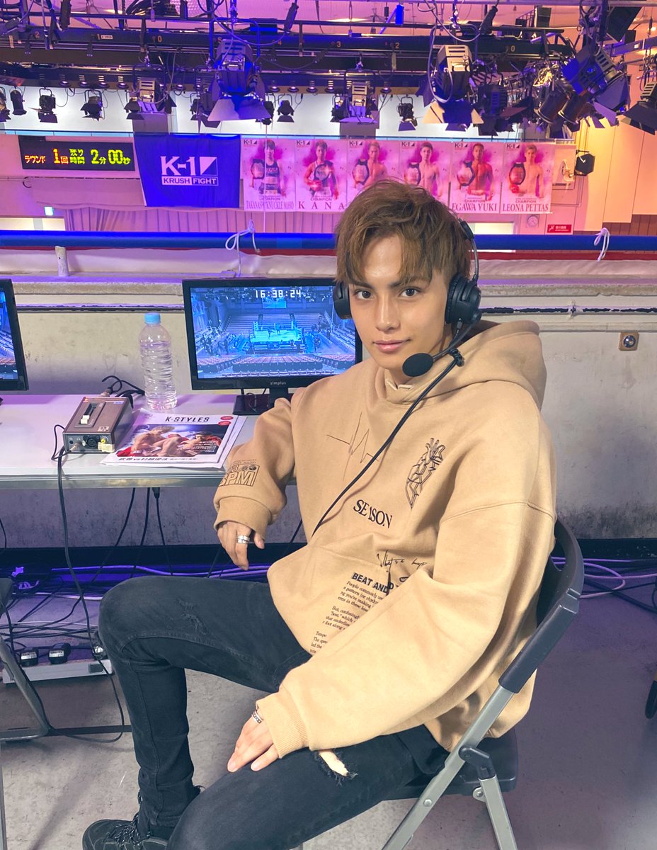 バンダリ亜砂也 K 1 Krush Fight 107 初ゲスト解説 みんなで楽しみましょう