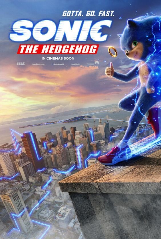 4K Ultra HD Sonic the Hedgehog 2019 Bluray