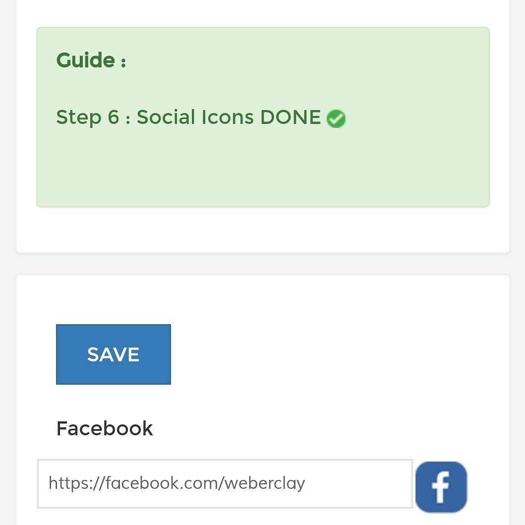 Weberclayer's tweet image. Social media presence is very important a business. If you already have a Facebook page, remember to paste your link at Weberclay. It will automatically generate social icons on your website.
#websitebuilding #howtocreatewebsite #startwebsite  #entrepreneur #smallmediumenterprise