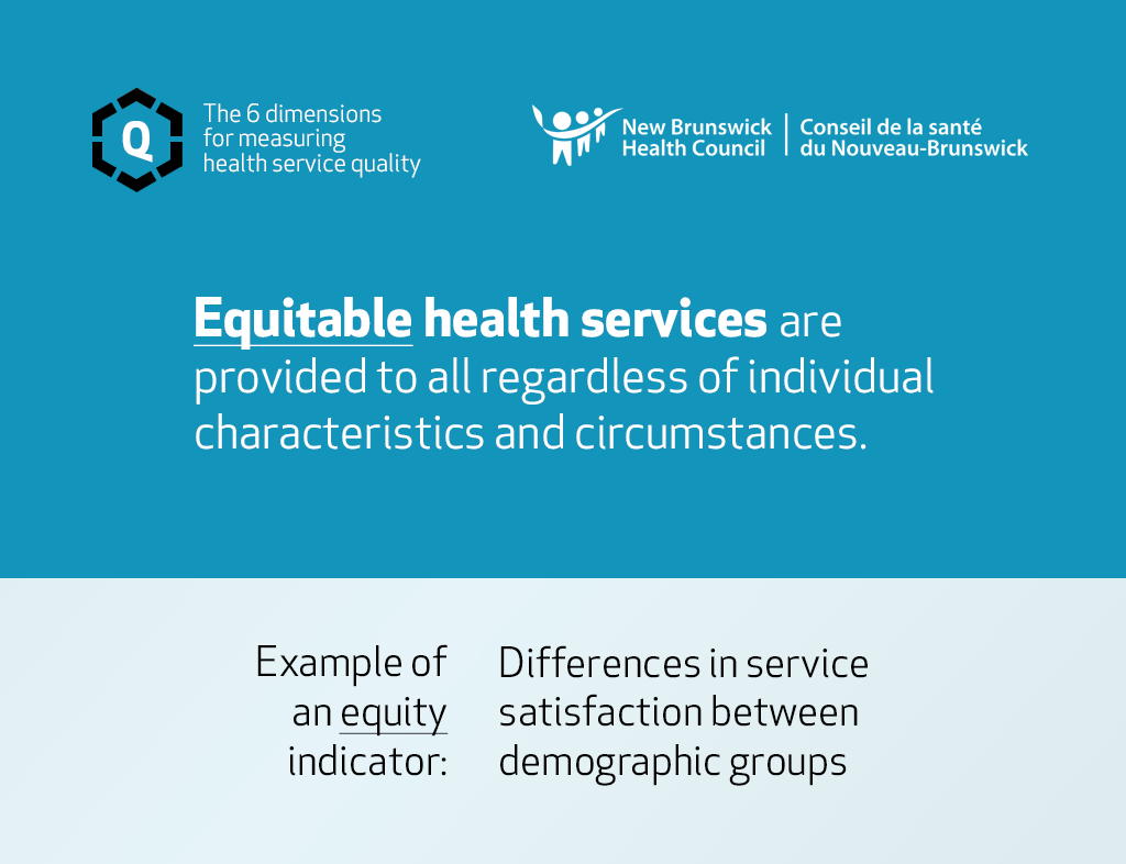NBHealthCouncil's tweet photo. Equity is a dimension of health service quality. https://t.co/8Oa7YyzIYI