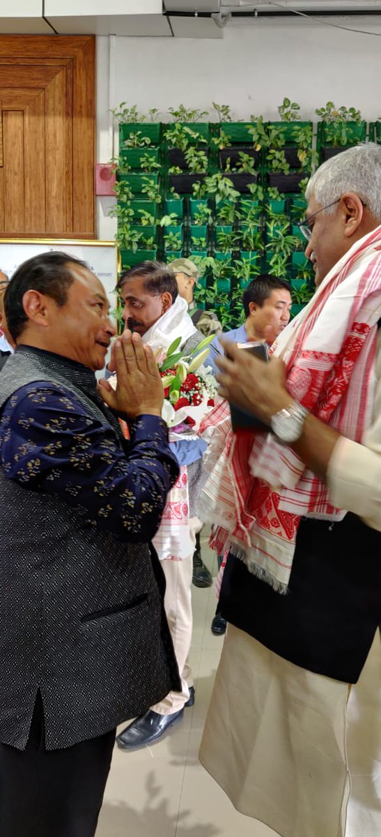 Heartiest welcome to Honourable Cabinet Minister Sir at Guwahati.