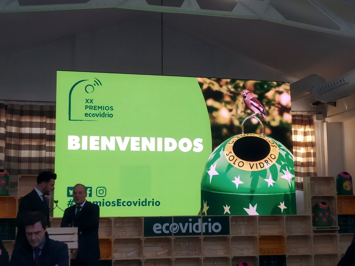 Acabando la semana en los #PremiosEcovidrio @ecovidrio en @LaNaveMadrid