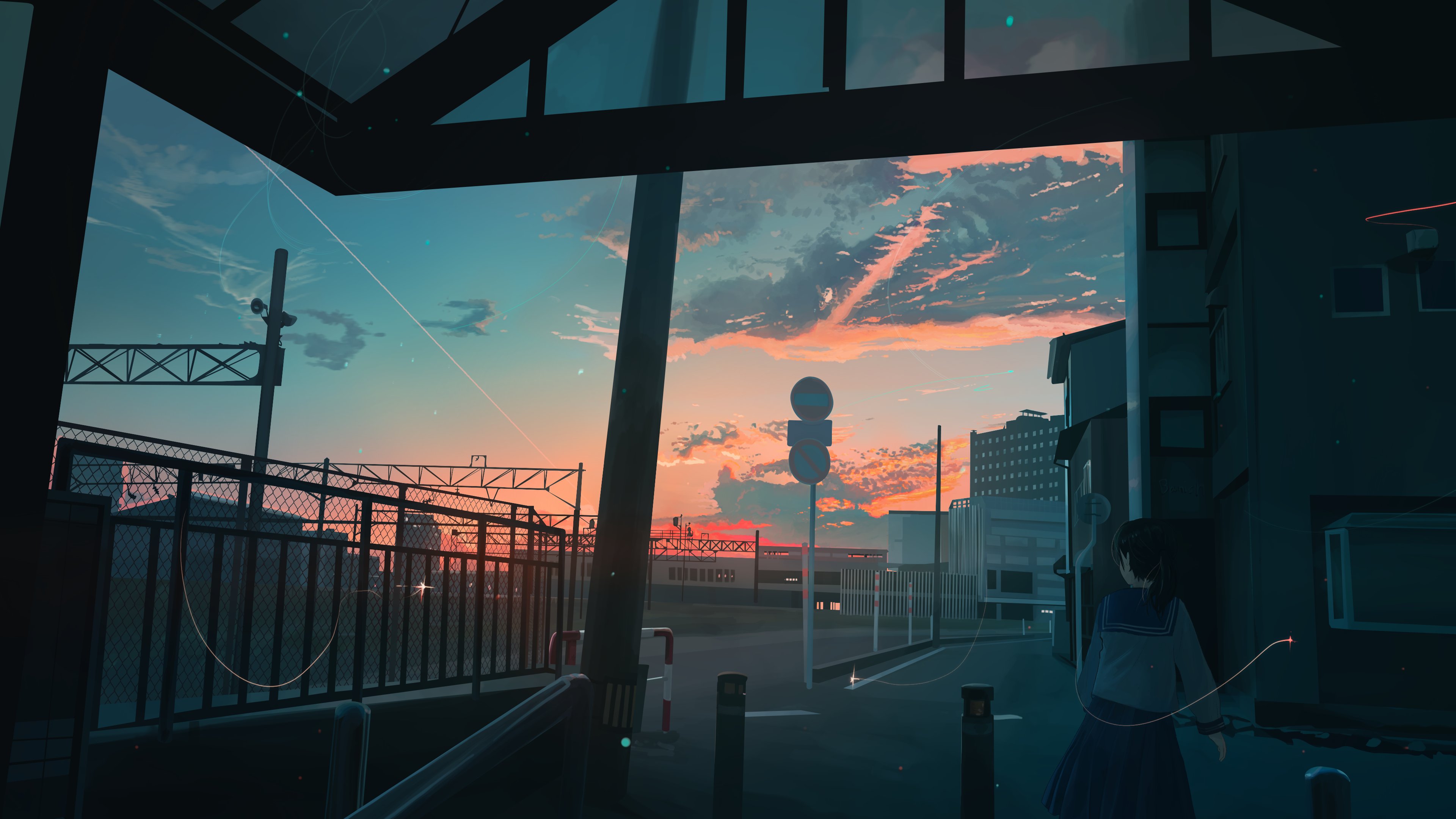 Banishment 秋の夕焼けイラストです T Co I4jomdzrlw Twitter