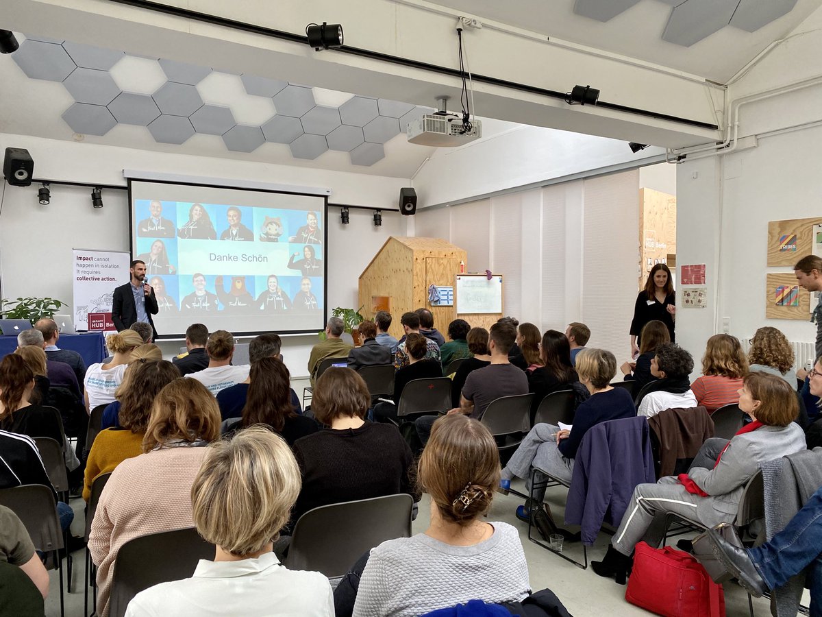 At <a href="/impacthub/">Impact Hub Network</a> Berlin, listening to Tilman Höffken from ⁦<a href="/SalesforceOrg/">Salesforce.org</a>⁩ introducing attendees from the German NPO scene to the platform and implementation partners such as ⁦@sextantnpo⁩.
