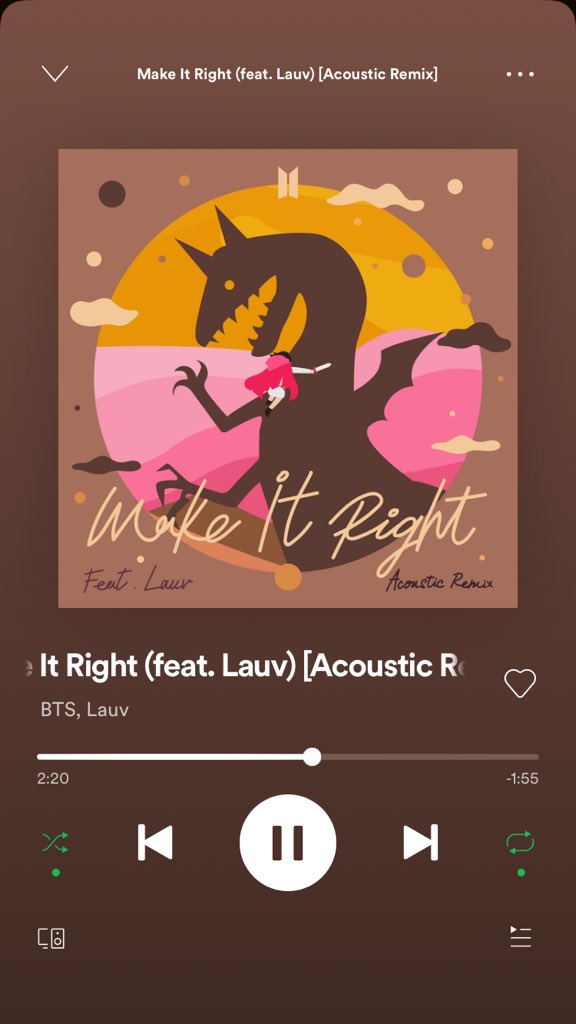 Bts Charts On Twitter Make It Right Feat Lauv Acoustic