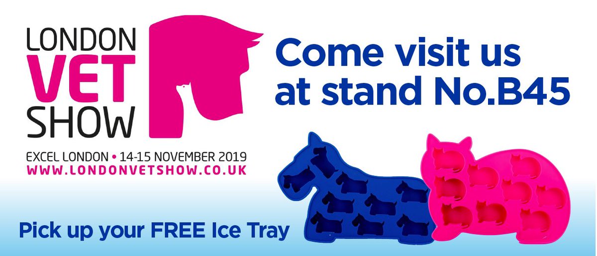 We are so excited to launch the new look for Oralade at London Vetshow, that we are giving away Free dog and cat ice trays. Come along to stand B45 to get yours