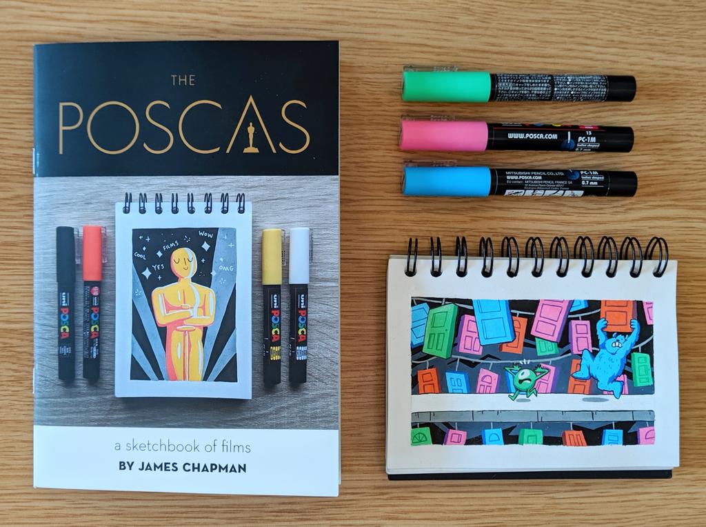 James Chapman on X: Very excited to say THE POSCAS, A book of this year's  inktobers will available at my table at @ThoughtBubbleUK this weekend   / X