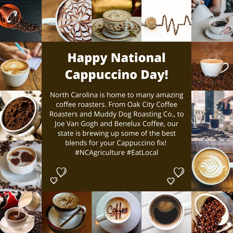 NCAgriculture's tweet image. Be sure to support one of your local roasters today!