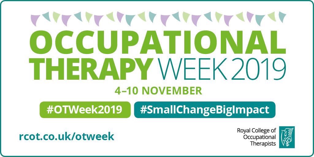 sheena_OT's tweet image. Nearly the end of #OTWeek2019 - what an amazing week it has been!
Plus a milestone day for me - last day of phased return to work 👍💪 - value of applying #OccupationalTherapy to my ongoing recovery and working in a fabulous supportive team @MidlothianHSCP #SmallChangeBigImpact