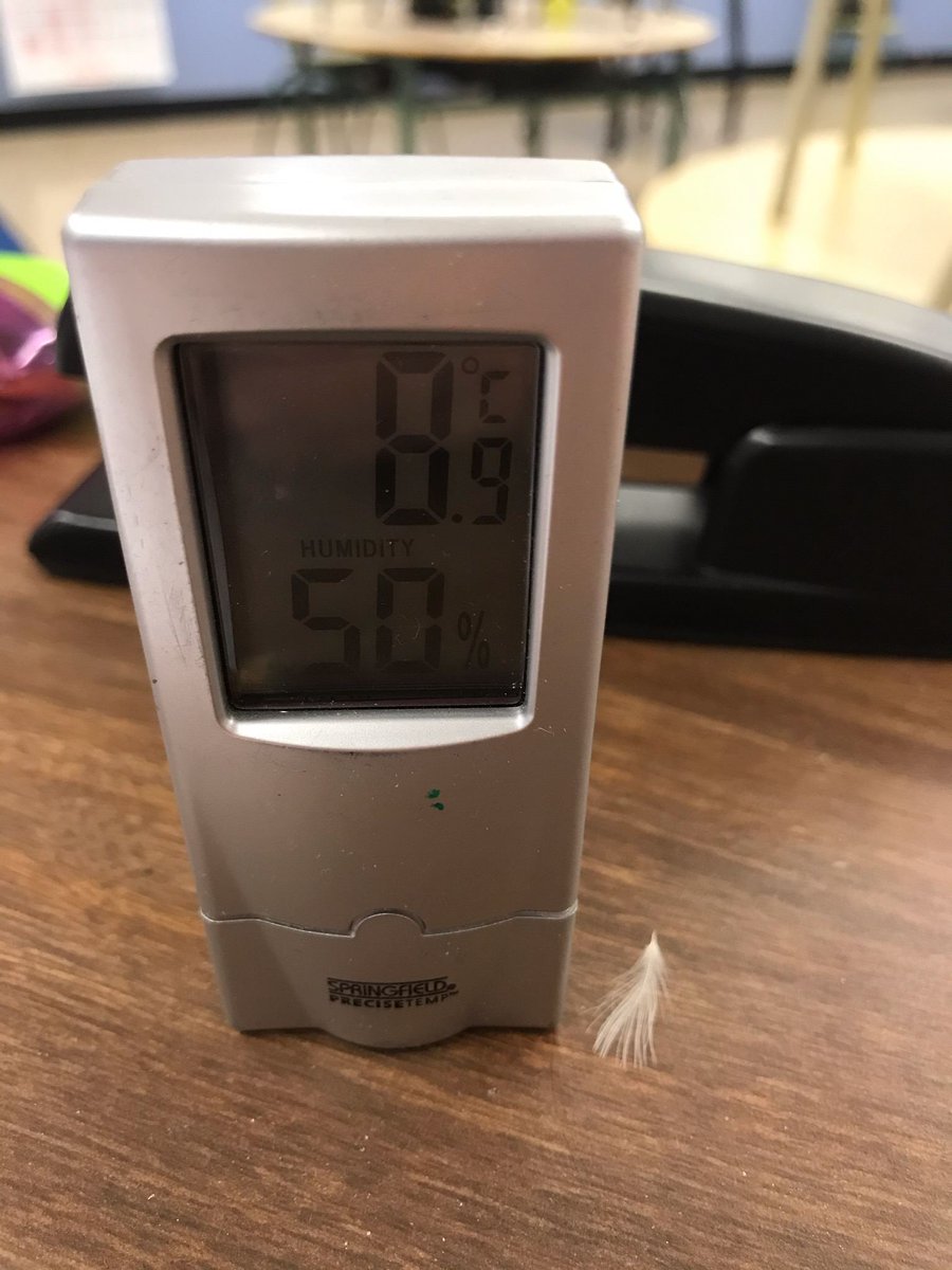 The temperature in my wife's classroom this morning. How is this acceptable <a href="/fordnation/">Doug Ford</a>? And you want to make more cuts to education? What's next? #ontarioteachers <a href="/TCDSB/">Toronto Catholic District School Board</a>