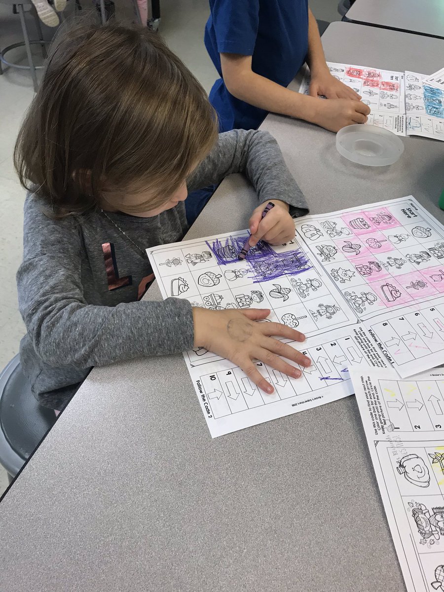 MrsK_STEAMLab's tweet image. Kinder coding assessment. Show what you know. #kinderscancode in #EESSTEAMLab