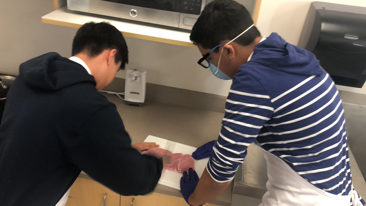 GreenLevelFCS's tweet image. Pounding Pork for German Schnitzel