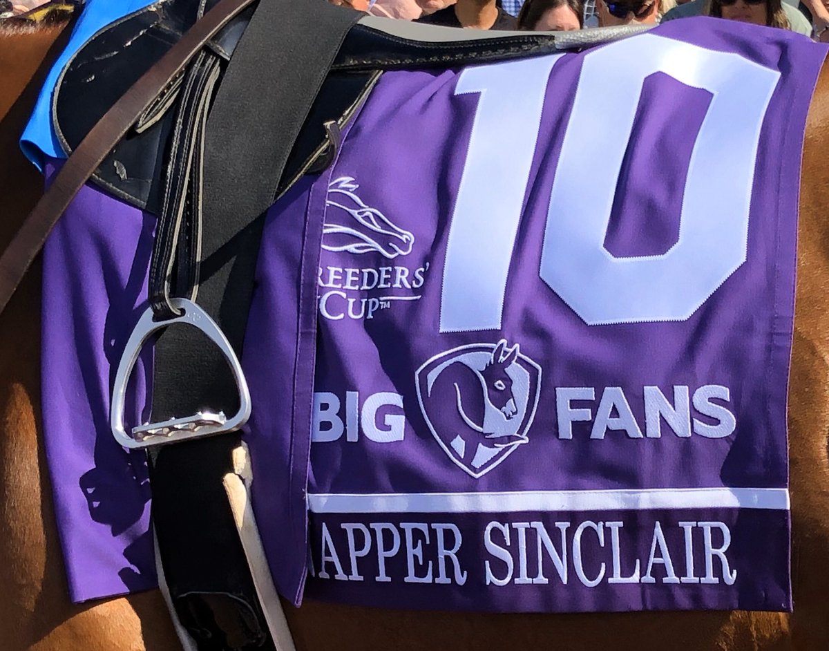 AfterFinishLine's tweet photo. TY to @BloomRacing for donating #SnapperSinclair’s #BC19 hat to our 4th Annual Charity Auction of @BreedersCup Hats. He finished 4th in the @bigassfans Dirt Mile. Bid Sun, Nov. 10-17 at 5pm PT / 8pm ET. Bid, https://t.co/LFfcIsdCBT. Fundraiser benefits #OffTrackThoroughbred’s. https://t.co/g5ZGmvcqjF