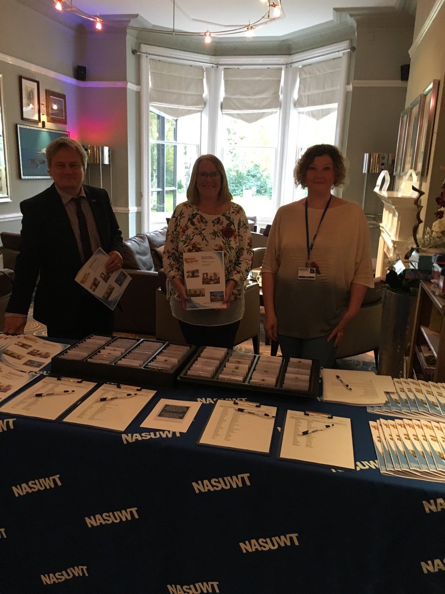NasuwtYH's tweet photo. Ready and waiting for our delegates at the Yorkshire and Humberside Regional Conference. #NASUWT #mercure https://t.co/KQjx2tYPZW