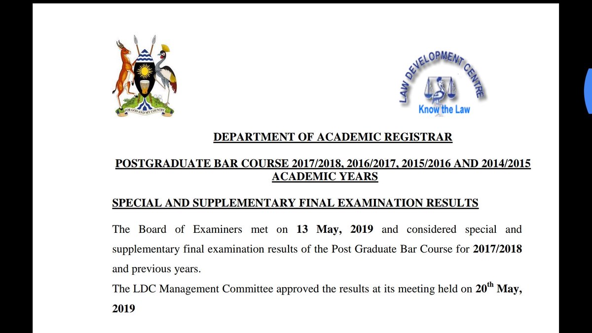 As seen on page 8,  #SenyongaSimon failed 4 papers, 2 times; Land Transactions, Corporate and Commercial Practice, Civil Litigation and Criminal Proceedings. So  @Prophet_elvis is it that your powers fail in Law Development Center or is this antic to dupe gullible people?