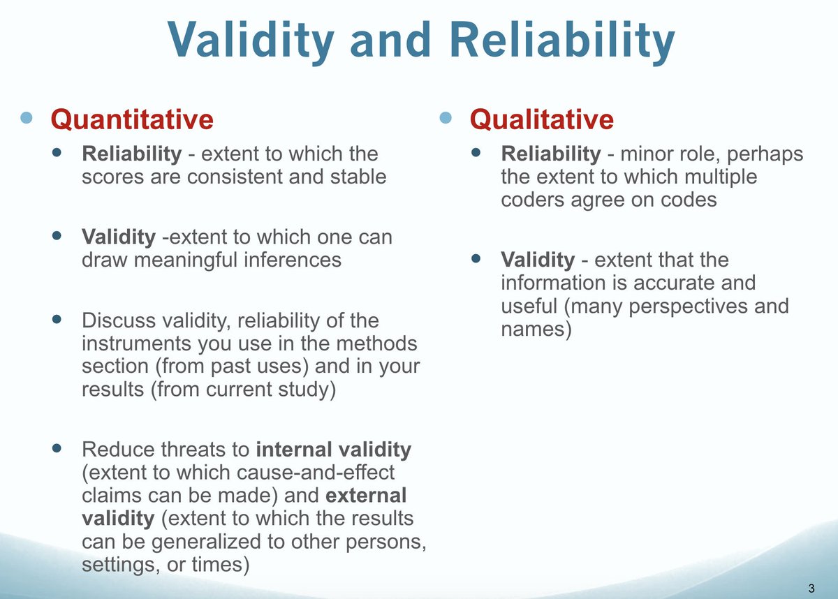 validity and reliability in quantitative research ppt