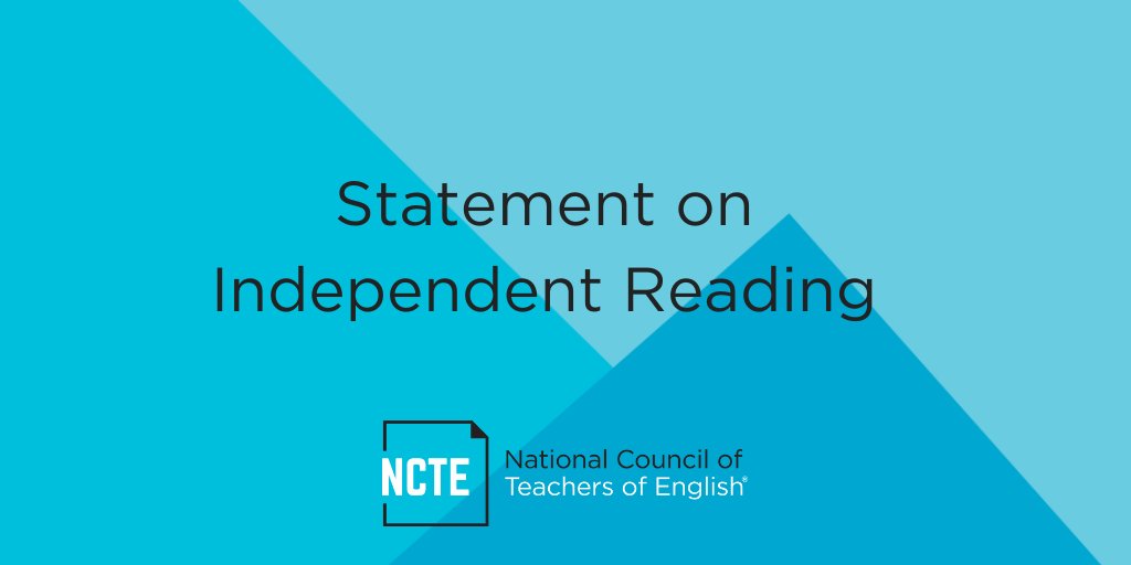 Independent reading leads to an increased volume of reading. The more one reads, the better one reads. www2.ncte.org/statement/inde…