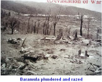  #2dayIn1947Baramula had been plundered and razed to the ground by the raiders from Pakistan.Ironically, this very tendency to halt for loot & rape had cost the raiders their chance to reach Srinagar and seal the fate of the Kashmir Valley for good.