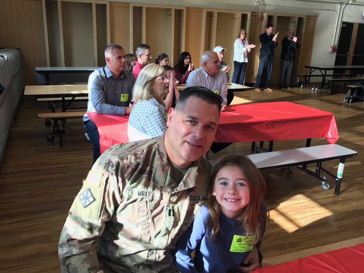 The Motts enjoying breakfast celebration at Little Britain! Happy Veterans Day to all.