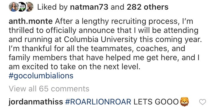 Congratulations Anthony Monte!  Can’t wait to see you compete as a D1 Student Athlete!  An incredible accomplishment! <a href="/VandegriftHS/">Vandegrift HS</a> <a href="/TXMileSplit/">Texas MileSplit</a>