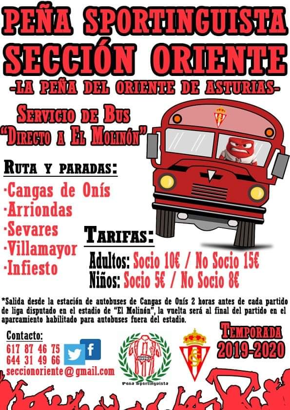 seccionoriente's tweet photo. Os recordamos que es IMPRESCINDIBLE reservar plaza para el servicio de bus "Directo al Molinon", en caso de no tener reserva previa no podemos asegurar plaza disponible, debido a la baja afluencia de las últimas jornadas nos vemos obligados a reducir las plazas, reserva la tuya!! https://t.co/5seCvM1KtK