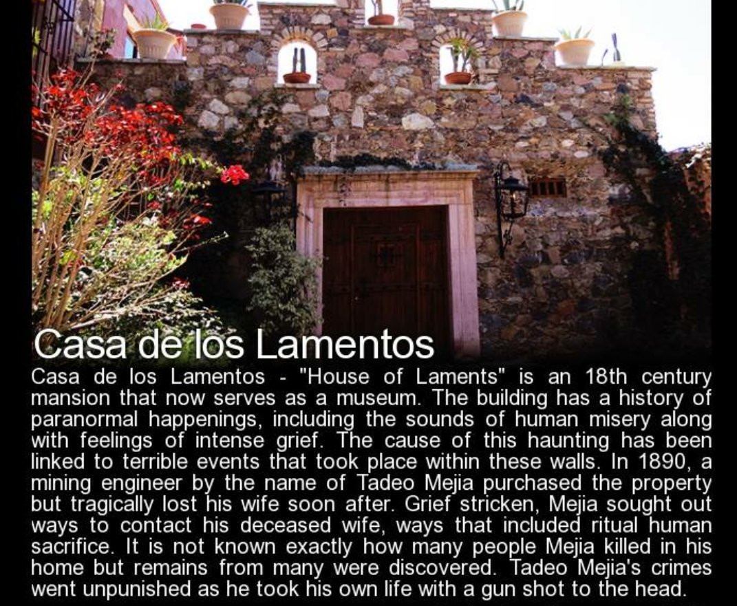 Casa de los Lamentos.