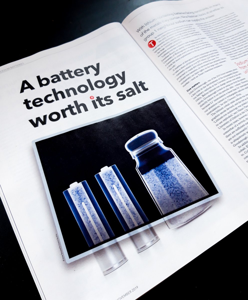 SciCommStudios's tweet image. Another look at a pic that I made for a really interesting article by @ninanotman about sodium batteries in this months @ChemistryWorld 
#scicomm #sciart #chemistry #batteries